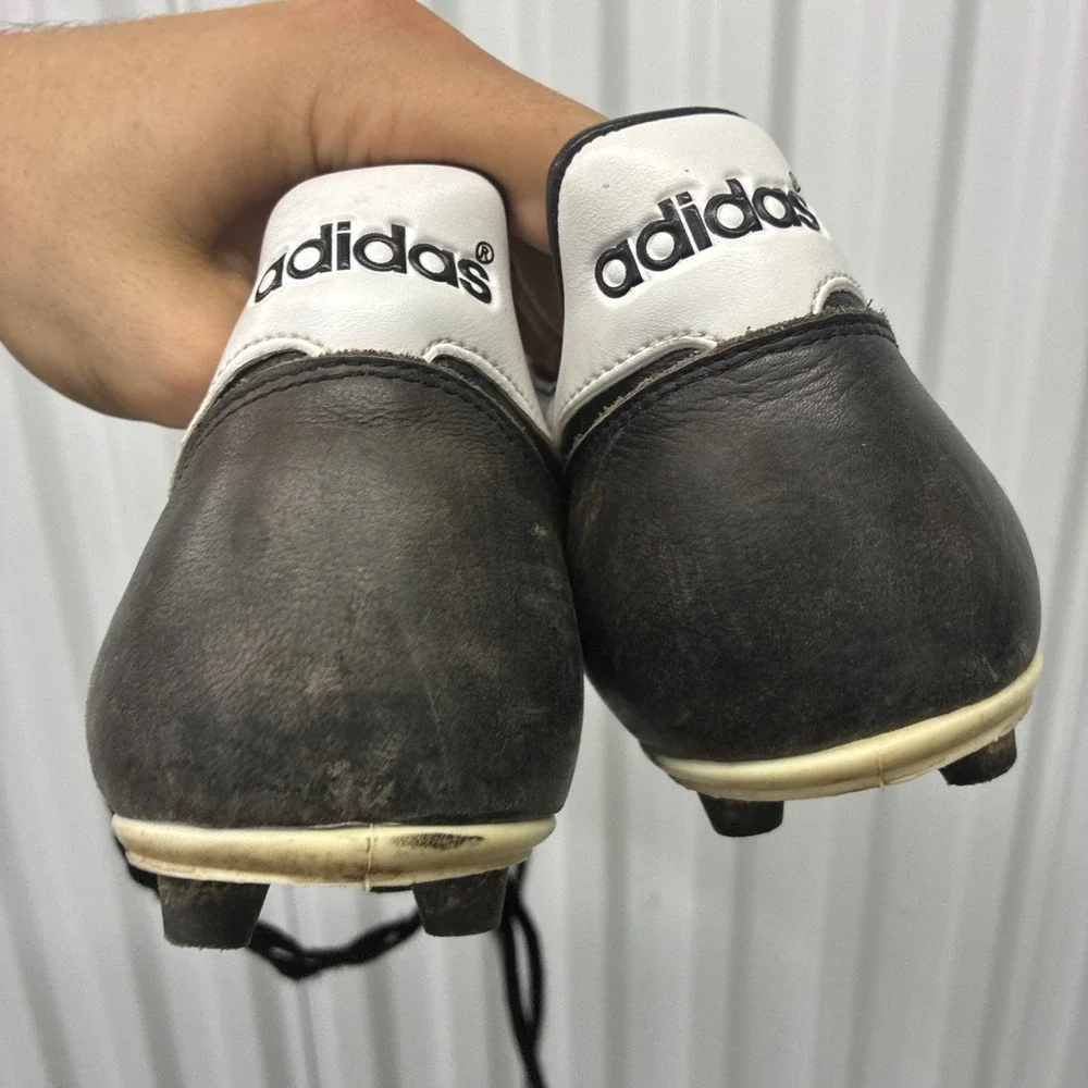 Rare Vintage Adidas Copa Mundial Black Soccer Cleats 2010 Germany - Men's US 15